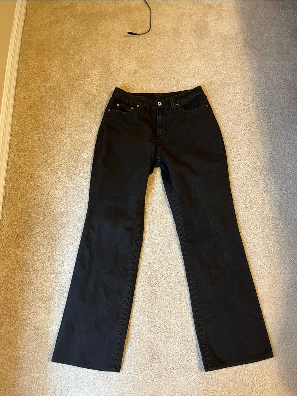 Source Unknown Black Flare Jeans - Wide Leg Style